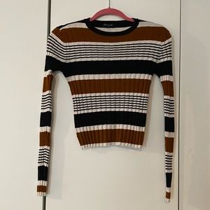 Dynamite Long Sleeve Ribbed Tee